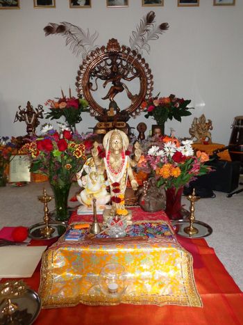 Alter Before Puja
