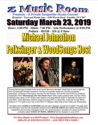 Michael Johnathon - Folksinger - Woodsongs Host