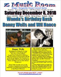 Wanda's Birthday Bash with Danny Wells & Wil Nance & Friends
