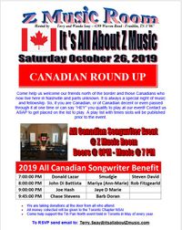 Canadian Round Up - Songwriter Benefit