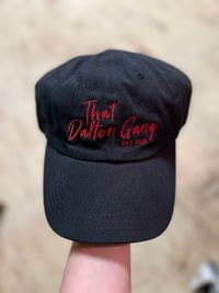 TDG Hat with Red Stitching