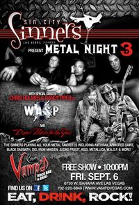Metal Night 3 with Randy Piper & Chris Holmes of W.A.S.P.