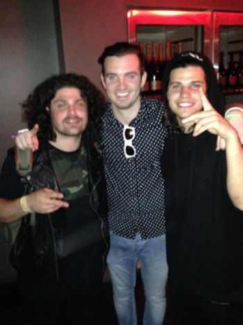 Hanging with DVBBS after opening for them! - Sep 2014
