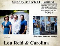 King Street Bluegrass opens for Lou Reid and Carolina