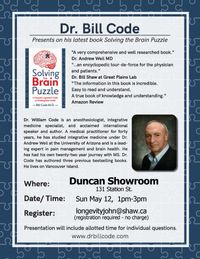 Dr Bill Code-Solving the Brain Puzzle