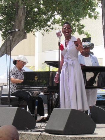 With Kermitt Ruffins BBQ Swingers as Summerfest Jazz San Jose, CA
