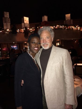 Sir Tom Jones and Angie at Vibrato
