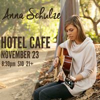 Anna Schulze @ Hotel Cafe!