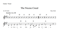 The Nicene Creed Sheet Music/Guitar Vocal