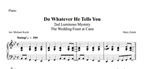 Do Whatever He Tells You Piano Sheet Music