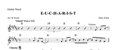 E-U-C-H-A-R-I-S-T Sheet Music/Guitar Vocal