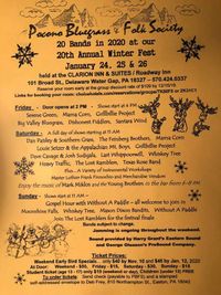 Pocono Bluegrass and Folk Society Winterfest!