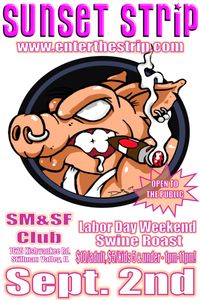 (CANCELLED DUE TO WEATHER REPORT) SM & SF Annual Pig Roast (Labor Day Weekend)