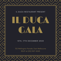 Bella Ciao at Il Duca Gala nights Tuesday 15 & Thursday 17 December
