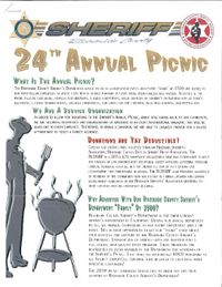 24th ANNUAL RIVERSIDE COUNTY SHERIFF DEPARTMENT PICNIC