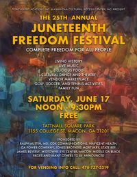 25th Annual Juneteenth Freedom Festival