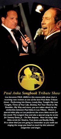 Paul Anka Songbook Tribute & Variety Show