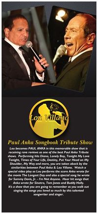 Paul Anka Songbook Tribute & Variety Show
