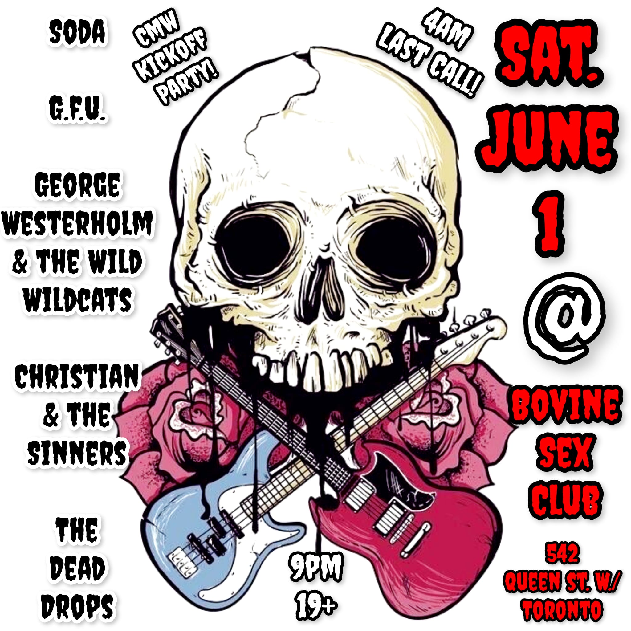 CMW Kickoff Party! @ Bovine Sex Club - Jun 1, 2024, 9:00PM