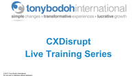 CXDisrupt Live Training