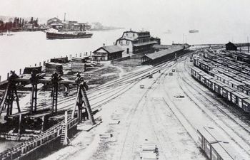 Point Edward GTR yard c 1885 PBC
