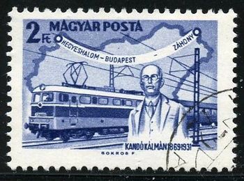 2335 1968. Kálmán Kandó de Egerfarmos et Sztregova (1869 – 1931) was a Hungarian engineer, and a pioneer in the development of electric railway traction
