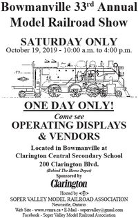 Bowmanville 33rd Annual Model Railroad Show 