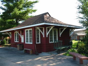 Pembroke area replica at the Champlain Trail Museum Pembroke Heritage CC
