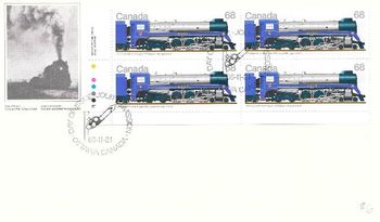 1985 FDC Locomotives 68
