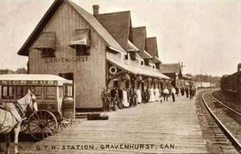 Gravenhurst NRC first station BnWC
