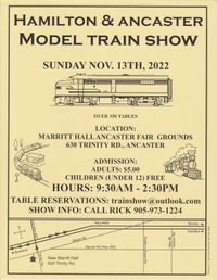 Hamilton & Ancaster Model Train Show 