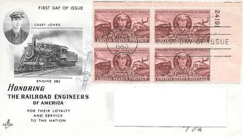 1950 FDC Casey Jones
