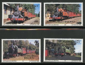 xxxx 1988 letter fee Puffing Billy Railway
