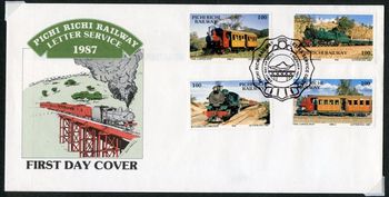xxxx 1987 Pichi Richi Railway FDC
