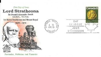 1970 FDC Lord Strathcona

