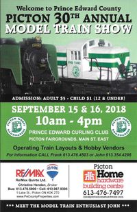 Picton Model Railroaders 30th Annual Model Train & Hobby Show