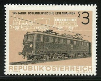1392 1962. Commemorating 125 years of Austrian Railways
