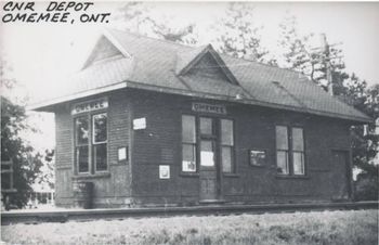 Omemee CNR ca 1950 RGC
