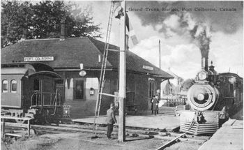 Port Colborne w car and engine RGC
