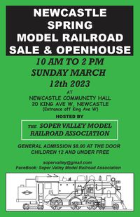 Newcastle Spring Model Railroad Sale & Open House