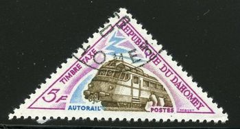 Dahomey D313 1967 postage due
