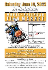 Brighton (& Presqui'le Railway Association [BPRA]) 2nd annual Model Railroad Flea Market & Open House