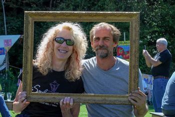 Vermont Music Festival 2013--Uber producer, Jeff Mack's brilliant idea of "self portraits"!
