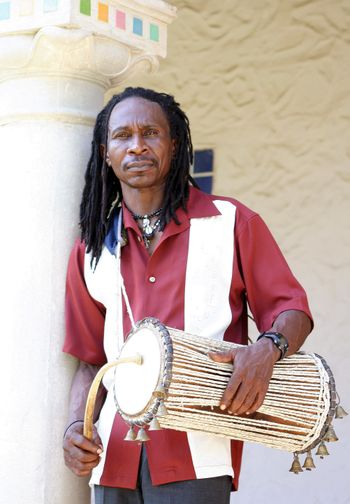 with the Talking Drum

