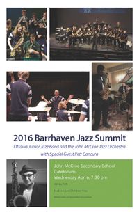 FYI-Barrhaven Jazz Summit with John McCrae Jazz Orchestra and Ottawa Junior Jazz Band
