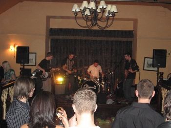 Jamming with Emlyn Vaughn, Geroge Thorogood and Simon Bettison of The Young Punx - Clubhouse Buxton 2007
