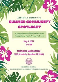 Assembly District 76 Summer Community Spotlight