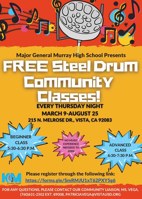 Kainga Music Steel Drum Lessons