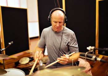 Geoff Clapp in studio

