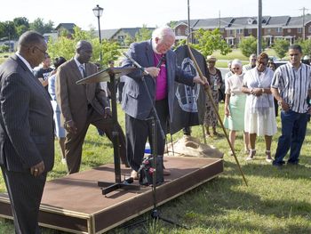 Blessing the "Greensboro Massacre" Monument
